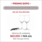 Set de Vino Brindis