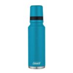 Termo Coleman 3Sixty azul de 1200 ml con tapa negra y base plateada