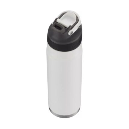 Botella térmica Coleman FreeFlow blanca 700 ml con tapa abatible negra