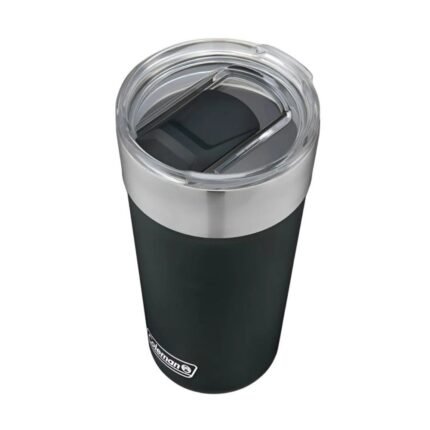 Vaso térmico Coleman Brew negro con tapa deslizante