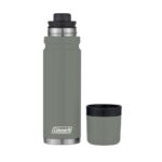 Termo Coleman 3Sixty gris verdoso 700 ml con tapa rosca y taza desmontable