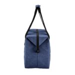 Bolso azul con cierre vertical y asas negras Keep Cool