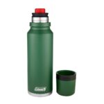Termo Coleman 3Sixty verde 1200 ml con tapa roja y taza desmontable