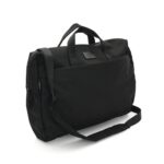 Maletín negro para notebook con manijas cortas y correa regulable