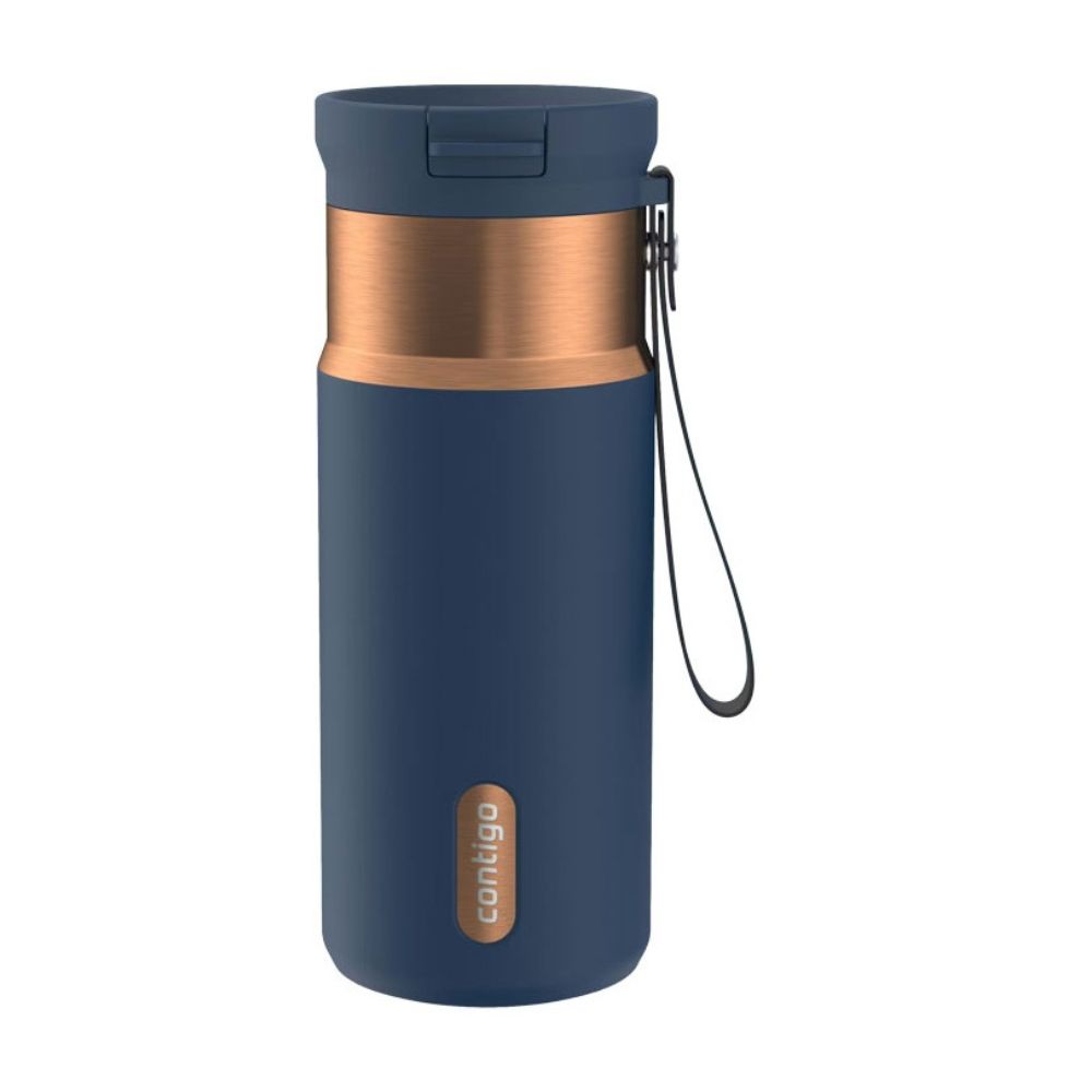 Vaso Térmico SnapSeal 473 ml Vaso térmico SnapSeal de 473 ml con tapa hermética y acero inoxidable para bebidas calientes o frías