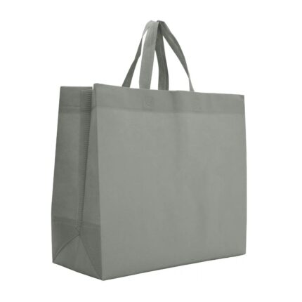 Bolsa M8 de 36x40x18 cm reutilizable con fuelle amplio y manijas resistentes