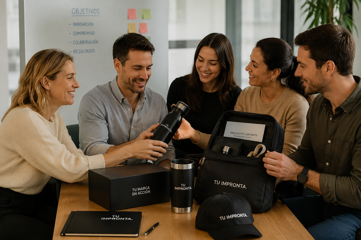 Regalos corporativos para un equipo